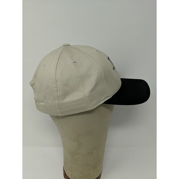 Mens KTA Kansas Trapshooters Association Hat Slideback OSFA Tan & Black Made USA - Picture 5 of 11